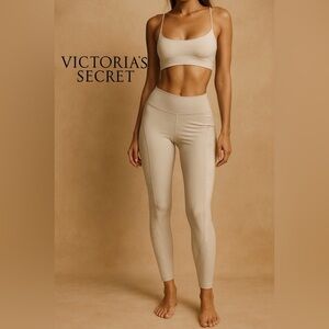 Victoria's Secret Black and Gray Leggings